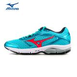 MIZUNO Women's WAVE IMPETUS 4 Jogging Running Shoes Wave Cushion Sneakers Breathable Sports Shoes J1GD161360 XYP483