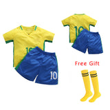 HIMIPOPO 2017 Children Football Sets Short Boys Sports Clothing