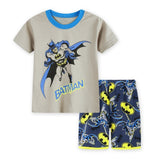 Summer Cotton Batman Children's sets T shirt Short