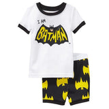 Summer Cotton Batman Children's sets T shirt Short