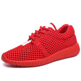 Akexiya New Women Men Sneakers Summer Breathable Mesh Sport Shoes Air Cushioning Women Running Shoes