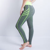 Women high waist Slim Elasticity sporting leggings Workout active Sportswear jeggings sweat pants femme calzas women fitness
