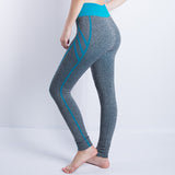 Women high waist Slim Elasticity sporting leggings Workout active Sportswear jeggings sweat pants femme calzas women fitness