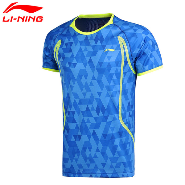 Li Ning Original Men AT DRY Badminton Shirts Breathable Light T