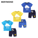 Kids Blue Cloth Set Casual t Shirt+Pant