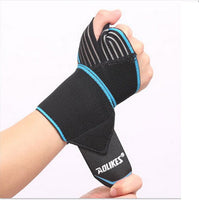 AOLIKES 2 Pcs/lot Sports Wrist Bands Wrist Support Strap Wraps Hand Sprain Recovery Wristband For Cycling Tennis Gym Accessories