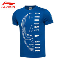 Li-Ning Men's Summer O-Neck Running T-Shirts Li Ning Male Breathable Short-Sleeve Fitness T Shirt GHSL067