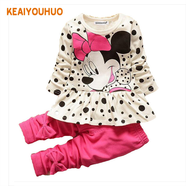 Girls Cotton Spring Autumn sport suit