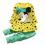 Girls Cotton Spring Autumn sport suit