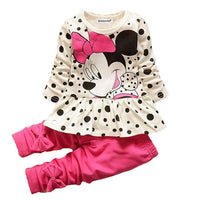 Girls Cotton Spring Autumn sport suit