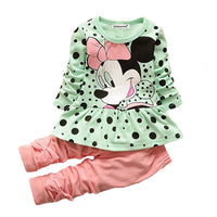 Girls Cotton Spring Autumn sport suit