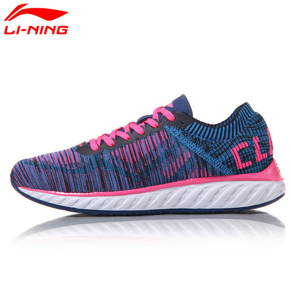 Li Ning Women's Cloud IV Professional Running Shoes Breathable LiNing Sneakers MONO YARN Sports Shoes ARHM034