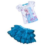 MOANA Baby Girls Clothes Sets Summer Fashion Kids T-shirt+Tutu Skirt