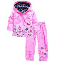 Spring Children Clothing Sets Sport Suit Tracksuit For Girls Clothes Suits Raincoat Coats Jackets Costume For Girls Kids Clothes