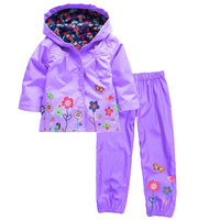 Spring Children Clothing Sets Sport Suit Tracksuit For Girls Clothes Suits Raincoat Coats Jackets Costume For Girls Kids Clothes