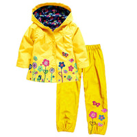 Spring Children Clothing Sets Sport Suit Tracksuit For Girls Clothes Suits Raincoat Coats Jackets Costume For Girls Kids Clothes