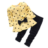 Girls Cotton Spring Autumn sport suit