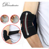 1 PC Adjustable Elbow Brace Wrap Strap With Spring Badminton Cycling Basketball Elbow Pads Arm Protectors Tennis Accessories