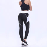 Heart Pattern Side Pocket Splice Sporting Leggings Harajuku Athleisure Fitness Clothing Sportswear Elastic Waist Gyming Leggins