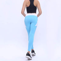 Heart Pattern Side Pocket Splice Sporting Leggings Harajuku Athleisure Fitness Clothing Sportswear Elastic Waist Gyming Leggins