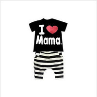 Boys/Girls Clothing Sets Cotton Mickey Minnie Cartoon T-shirt And Pants