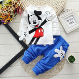 Boys/Girls Clothing Sets Cotton Mickey Minnie Cartoon T-shirt And Pants