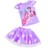 Children's Clothing Sets Summer Trolls Tracksuits For Girls Sport Suit Christmas Costume For Kids Clothes Sets 3 4 5 6 7 8 Years