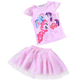 Children's Clothing Sets Summer Trolls Tracksuits For Girls Sport Suit Christmas Costume For Kids Clothes Sets 3 4 5 6 7 8 Years