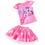 Children's Clothing Sets Summer Trolls Tracksuits For Girls Sport Suit Christmas Costume For Kids Clothes Sets 3 4 5 6 7 8 Years