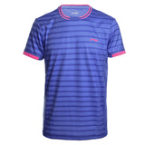 Li-Ning Men's Professional Badminton T-Shirts AT DRY Short Sleeves Breathable Tee Li Ning Tennis Shirt LINING Sports Top AAYM143