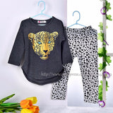 Toddler Girls Clothing Sets 2017 Autumn Winter Children Girls Clothes T-shirt+Pants Christmas Outfits Kids Girls Sport Suit