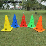 MACHUKA 10pc/lot Soccer Marker Cones Strong wind resistance Football Training Entertainment Sports Accessories Slotted Cones