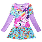 Girls Pony Tracksuit for Girls Cotton Print T Shirt and Legging Sportswear Costume