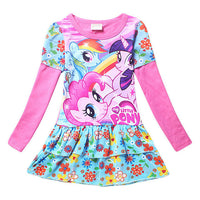 Girls Pony Tracksuit for Girls Cotton Print T Shirt and Legging Sportswear Costume
