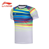 Li-Ning Original Men AT DRY Badminton Shirts Breathable Light T-Shirts Competition Top Comfort LiNing Sports Tee AAYM075
