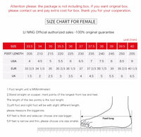 Li-Ning Original Women Badminton Shoes Breathable Wearable Sports Shoes Cushion Sneakers US Size