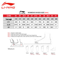 Li-Ning Women's Training Cloud Badminton Shoes TUFF RB LiNing Breathable Sneakers Li Ning Sports Shoes US Size